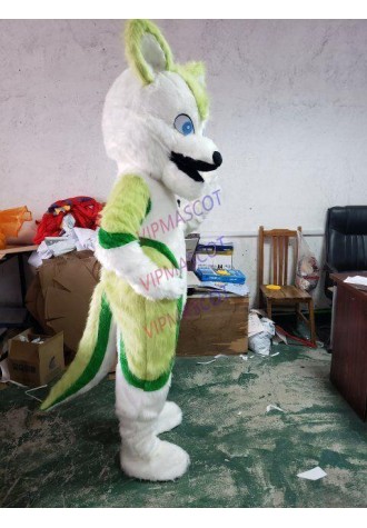 Dog mascot costume Fancy Dress Outfit Adult Cartoon Character costume for Halloween outdoor performance