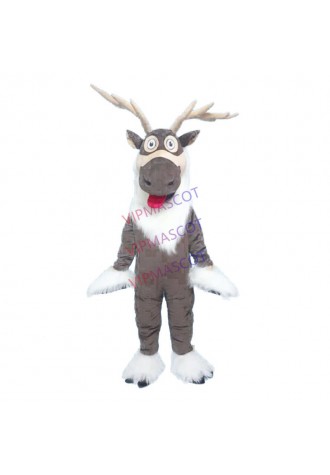 Frozen Sven Reindeer Costume Cosplay Outfits Adult Women Men Cartoon Mascot costume For Carnival Festival Commercial Activity