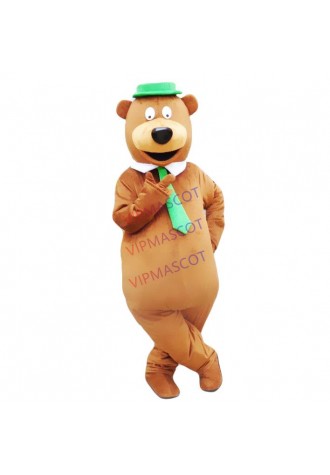 Yogi Bear Mascot Costume Custom Fancy Costume Anime Cosplay Kits Mascotte Cartoon Theme Fancy Dress Carnival Costume