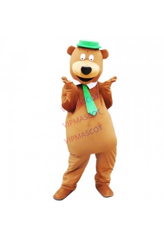 Yogi Bear Mascot Costume Cartoon Theme Fancy Dress Carnival Halloween Mascot  Costumes for Adult