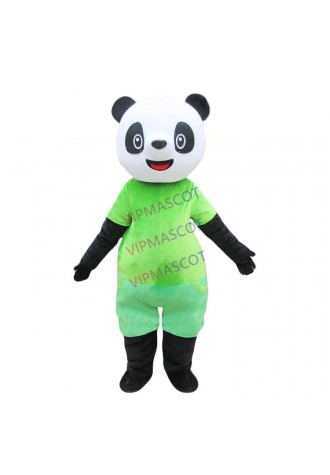 Adult Size New Version Chinese Giant Panda Mascot Costume Fancy Cosplay Mascotte Costumes for Halloween Party Event Fancy Dress