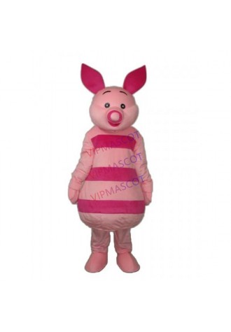 Small Round Nose Pink Pig Mascot Adult Costume