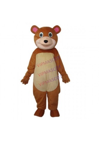 Round Mouth Bear Mascot Adult Costume Online