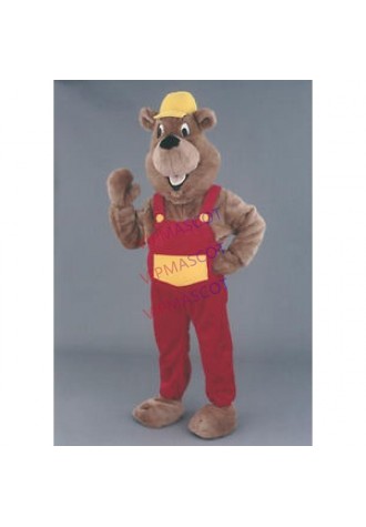 Model Beaver Mascot Walking Act Promotion Costume Cheap