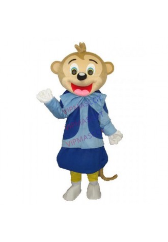 Smart Monkey Adult Mascot Costume