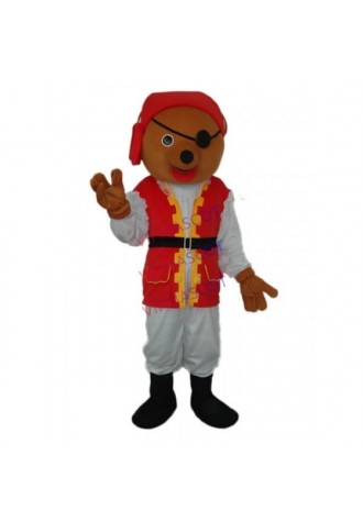 Pirate Bear Mascot Adult Costume Online