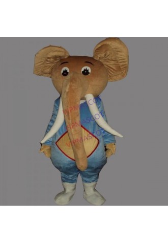 Coffee Elephant Mascot Costume Cartoon Costum Online
