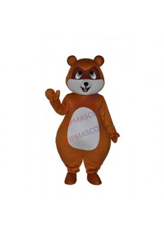 Cute Yellow Brown Civet Cat Mascot Costume Online