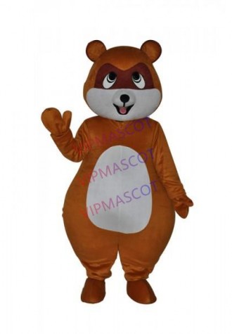 Cute Yellow Brown Civet Cat Mascot Costume Online