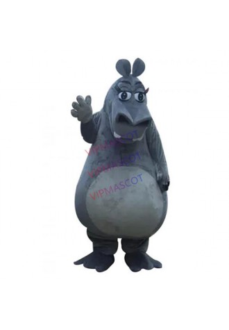 Cartoon Hippo Mascot Costume Online