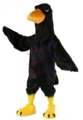 Raven Mascot Costume With High Quality