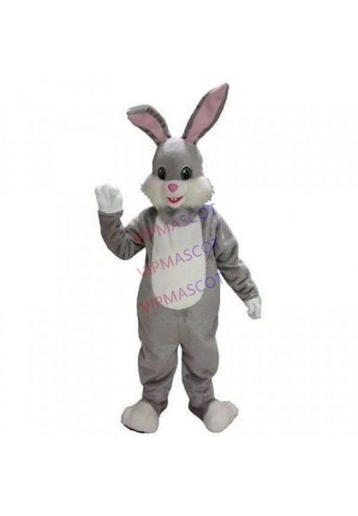 Gray Rabbit Mascot Costume