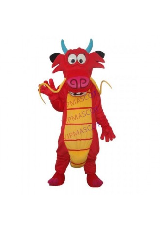 Red Mushu Mascot Adult Costume Online
