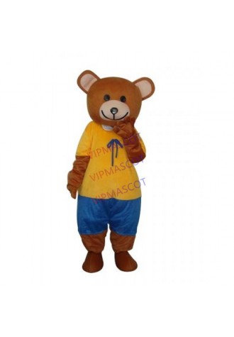 New Ribbon Teddy Bear Mascot Adult Costume Online