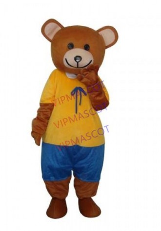 New Ribbon Teddy Bear Mascot Adult Costume Online