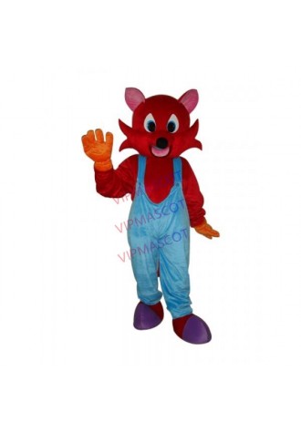 Cheap Red Fox Mascot Adult Costume Online