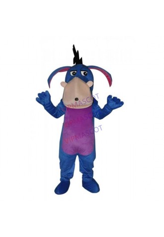 Blue Eeyore Adult Mascot Costume Online
