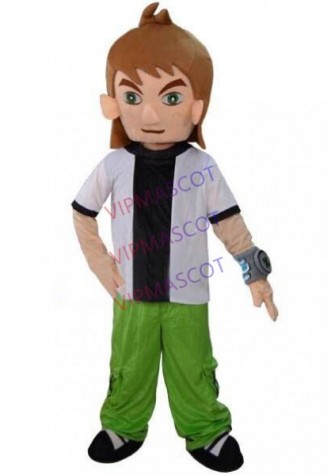 Ben 10 Cartoon Mascot Costume Adult Size