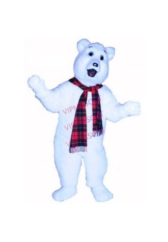 Snow Bear Mascot Costume Top Quality Guarantee