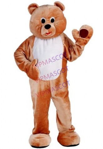 Mens Deluxe Honey Bear Mascot Costume 