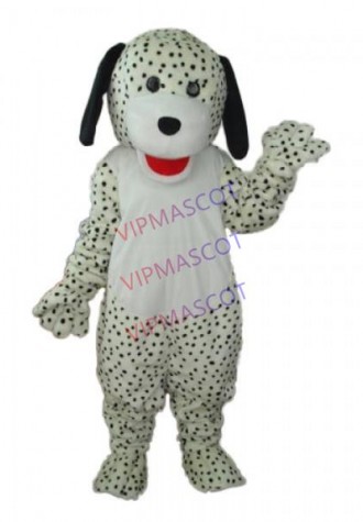 Spotted Colourful Dog Mascot Adult Costume Online