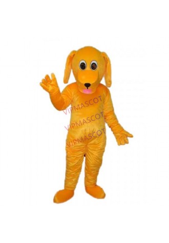 Yellow Dog Mascot Adult Costume Online
