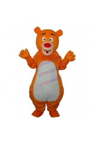 Short-haired Orange Bear Mascot Adult Costume Online