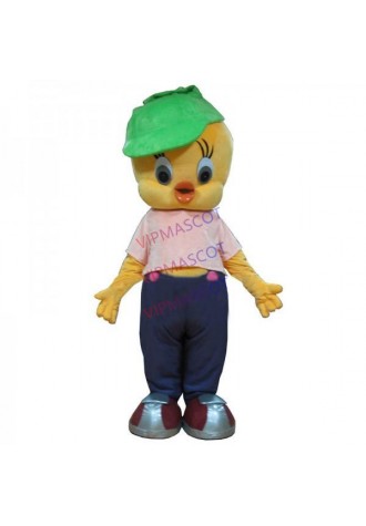 Tweety Bird Canary Cartoon Mascot Costume Suit Fancy Dress Cheap