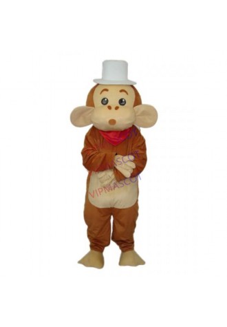 Cap Monkey Mascot Adult Costume
