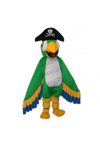 Green Pirate Parrot Mascot Adult Costume Online