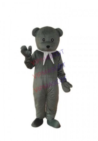Gray Cook Bear Mascot Adult Costume Online