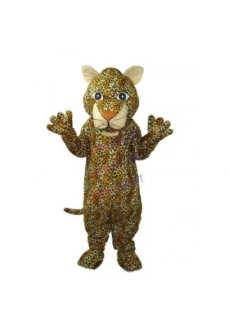 Young Leopard Mascot Adult Costume
