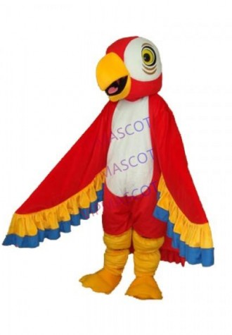 Red Parrot Mascot Adult Costume Online