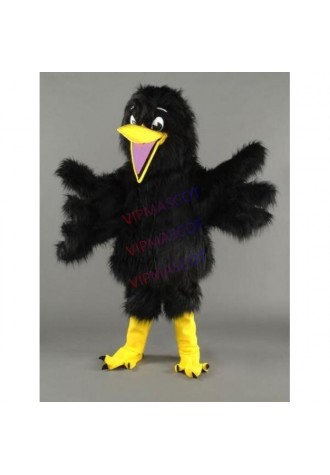 Black Bird Mascot Costume Cheap