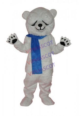 Cute Polar Bear Adult Mascot Costume Online