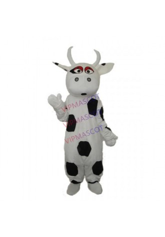 Big Black Dot Cow Mascot Adult Costume Online