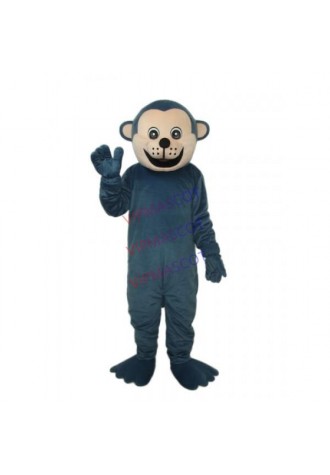Dark Blue Gorilla Mascot Adult Costume
