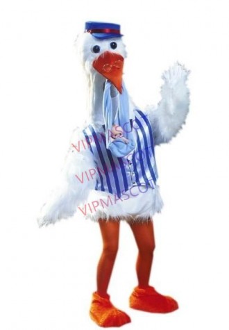 Red Pirate Parrot Mascot Adult Costume Online