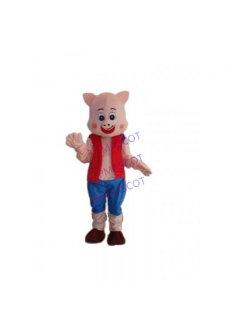 Little Pig Mascot Adult Costume