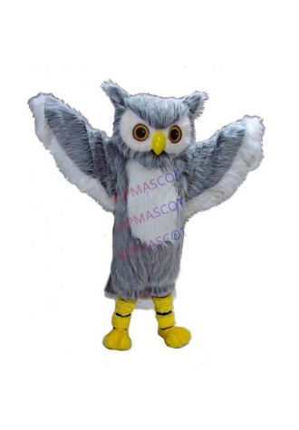 Grey Owl Mascot Costume Cheap