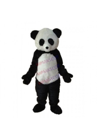Long Wool giant Panda Mascot Adult Costume