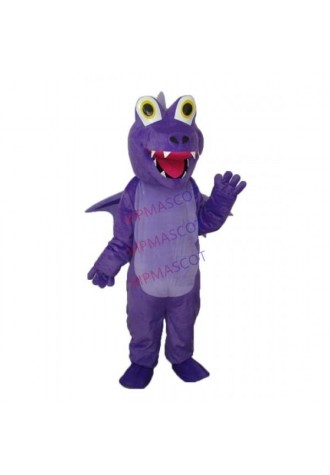 Purple Thorn Dragon Mascot Adult Costume Online