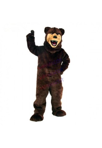Grizzly Bear Flexible Mascot Costume Cheap