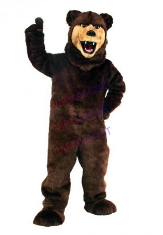 Grizzly Bear Flexible Mascot Costume Cheap