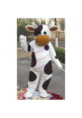 Cattle Black & White Mascot Costume Online