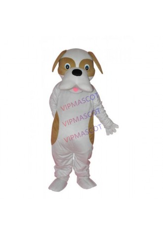 Brown and White Dog Adult Mascot Costume Online