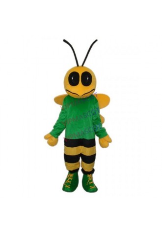 Green Bee Mascot Adult Costume Online