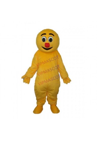 Yellow Monster Mascot Adult Costume Cheap