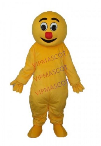 Yellow Monster Mascot Adult Costume Cheap