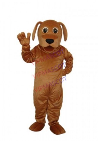 Golden Dog Mascot Adult Costume Online
